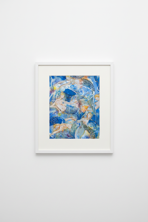 A3 Mermaid Painting Gallery Wall