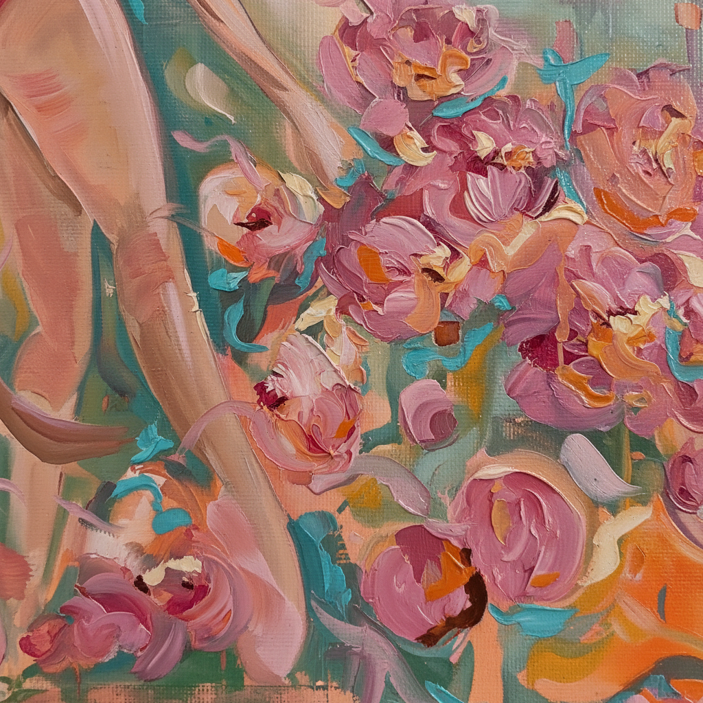 Garden Reverie – Bottom Left Detail