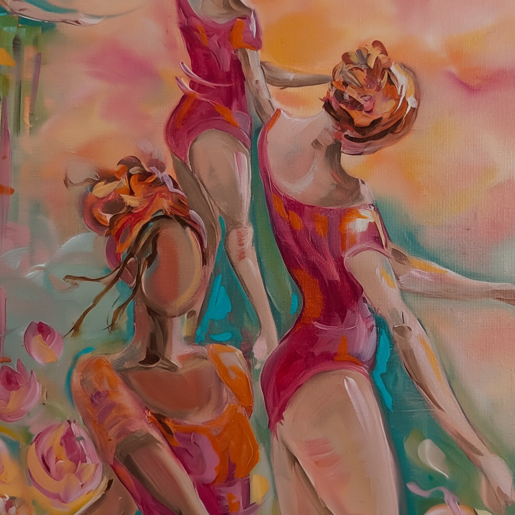 Garden Reverie – Dancer Extreme Close-up